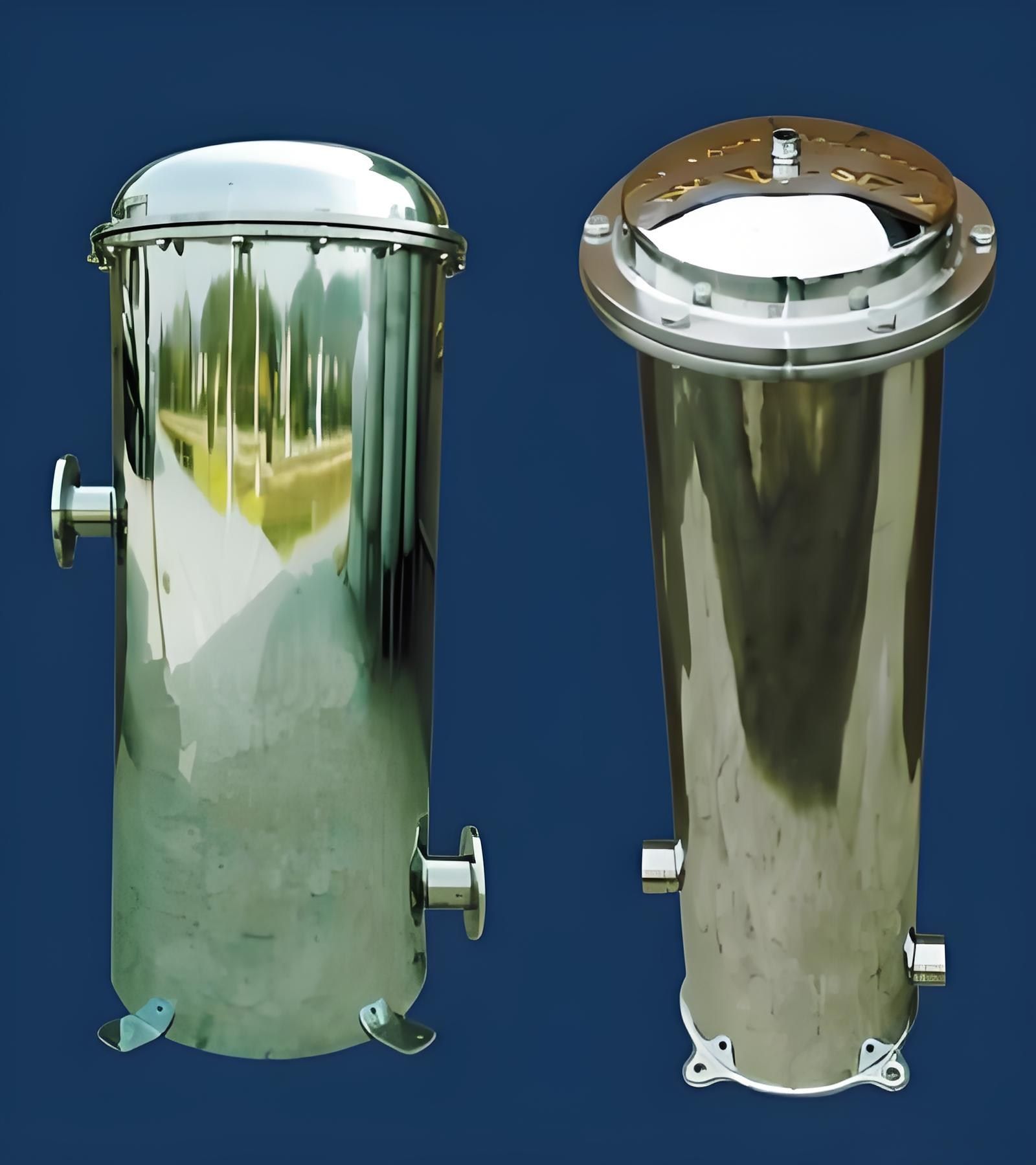 Flanged Flat Bottom Precision Filter Housing